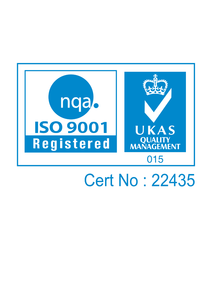 ISO 9001 UKAS Certified Logo
